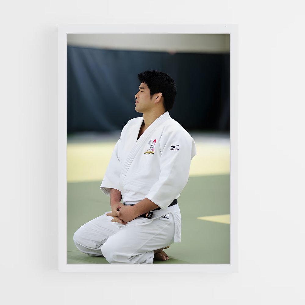 Poster La Méditation d'Inoue – affiche Judo (vue 3)
